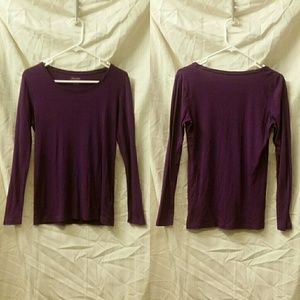 Daisy Fuentes Purple My Favorite T Long-sleeve M